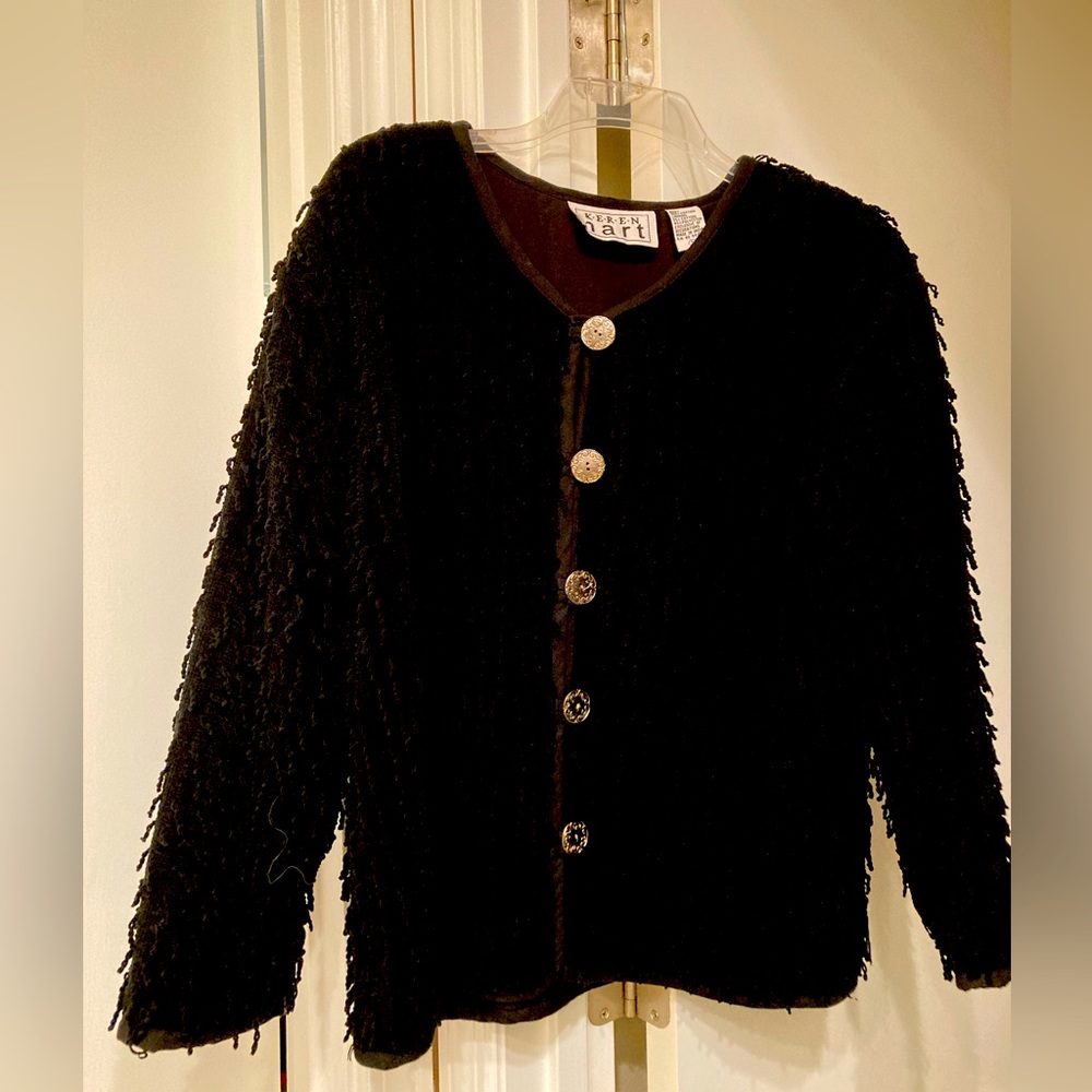 Jacket Keren Hart Size Small Black